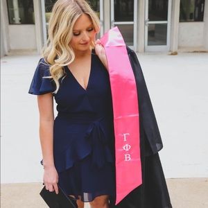 Lulu’s Sweet like you mini dress ruffled navy blue